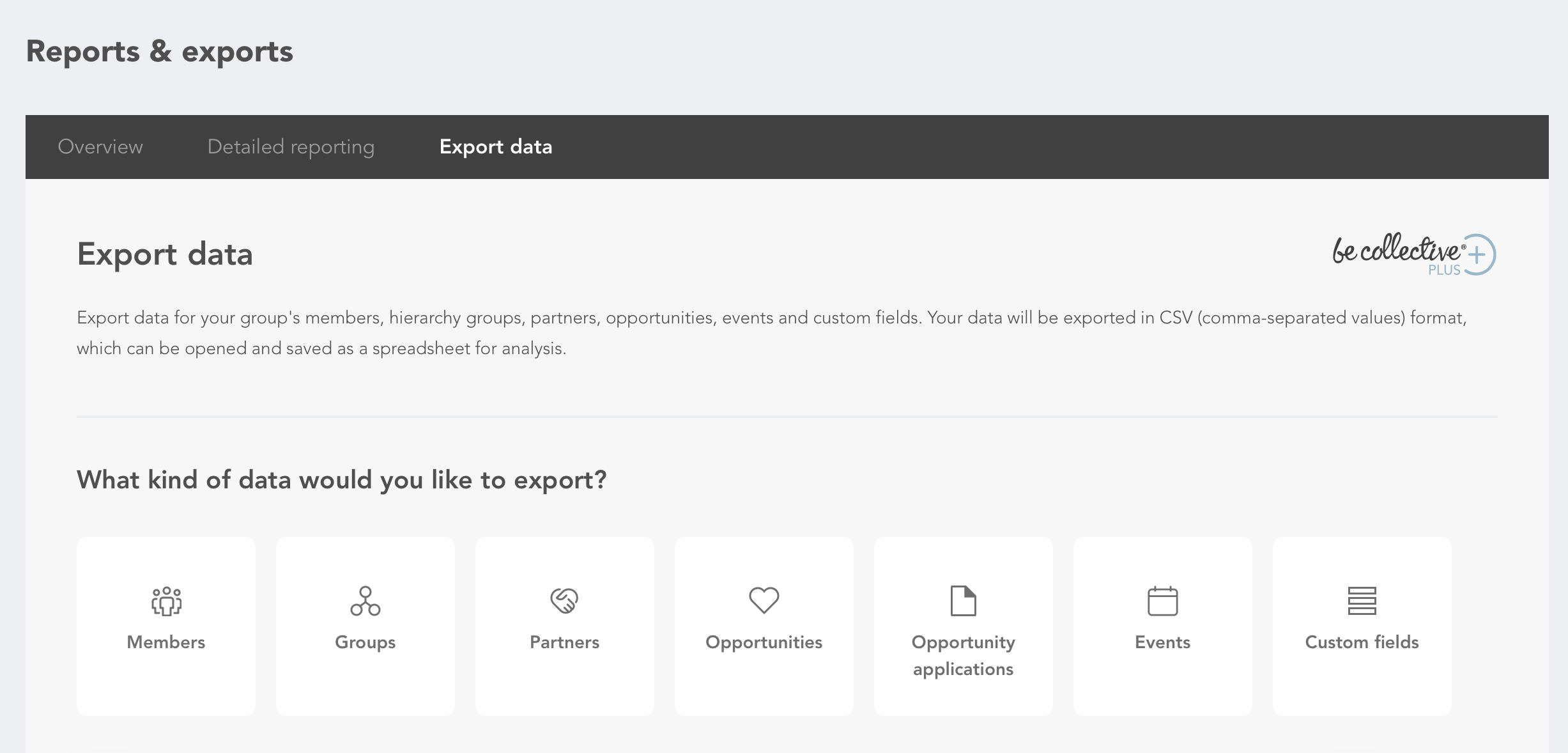 how-do-i-export-my-organisation-s-data